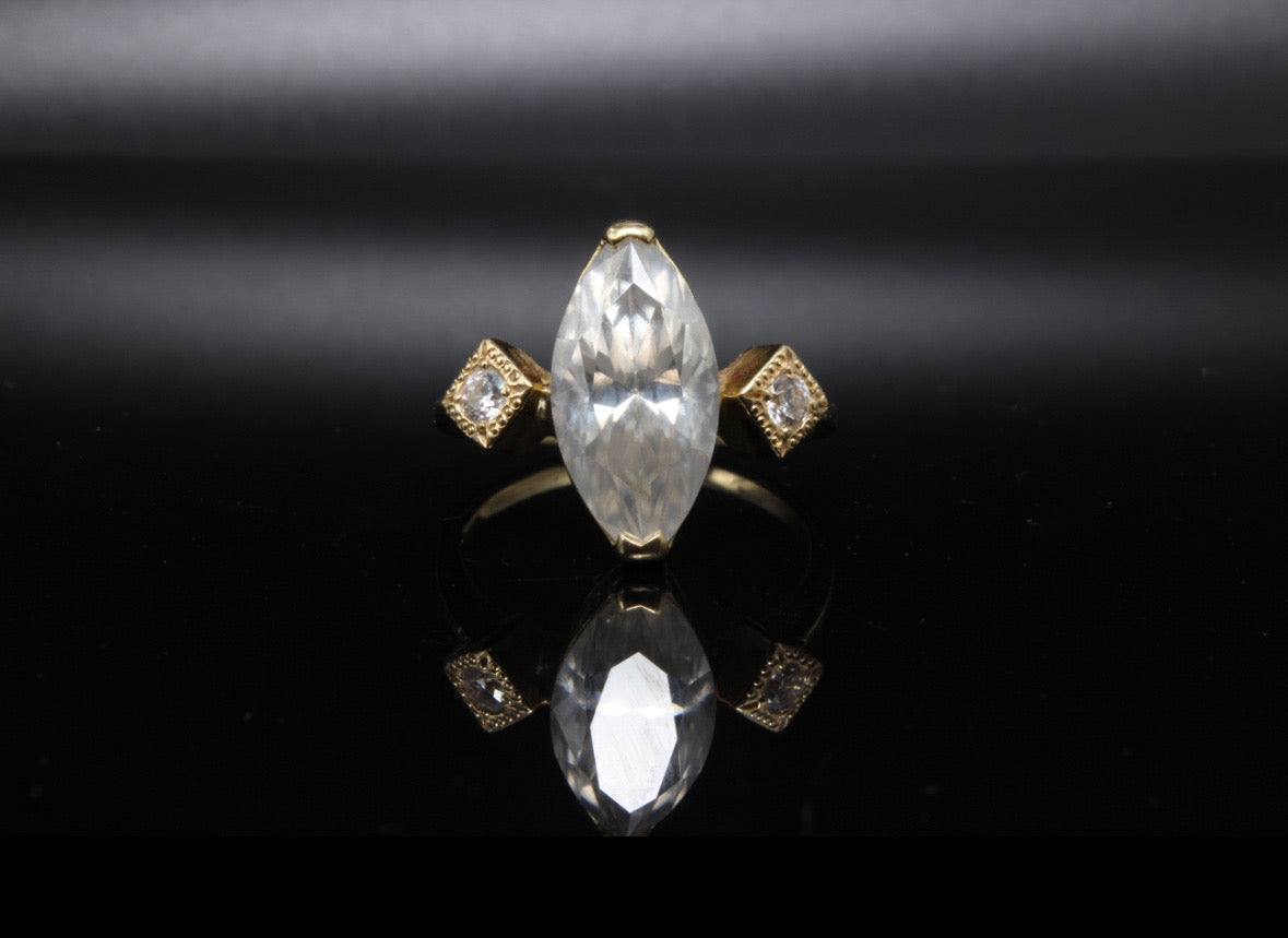 Marquise Diamond Engagement Ring
