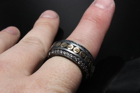 Bitcoin Band Ring