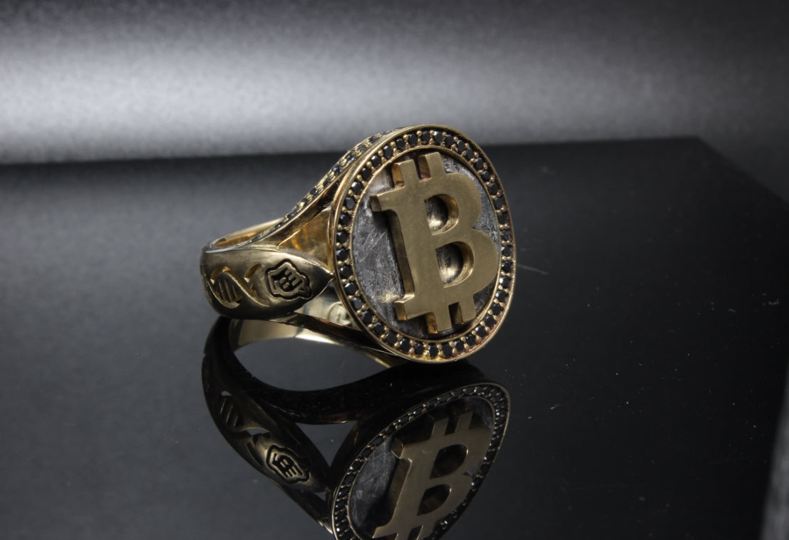 Bitcoin Meteorite Ring