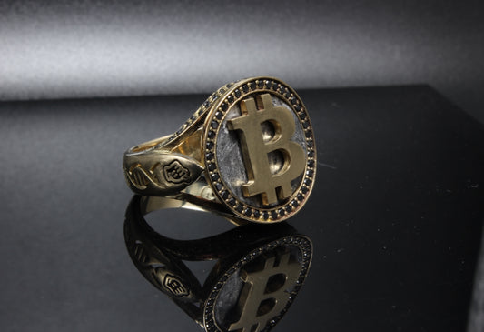 Bitcoin Meteorite Ring