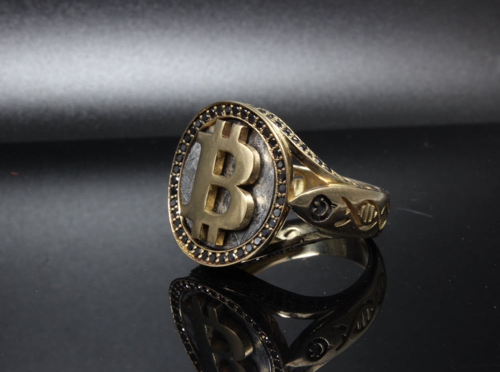 Bitcoin Meteorite Ring