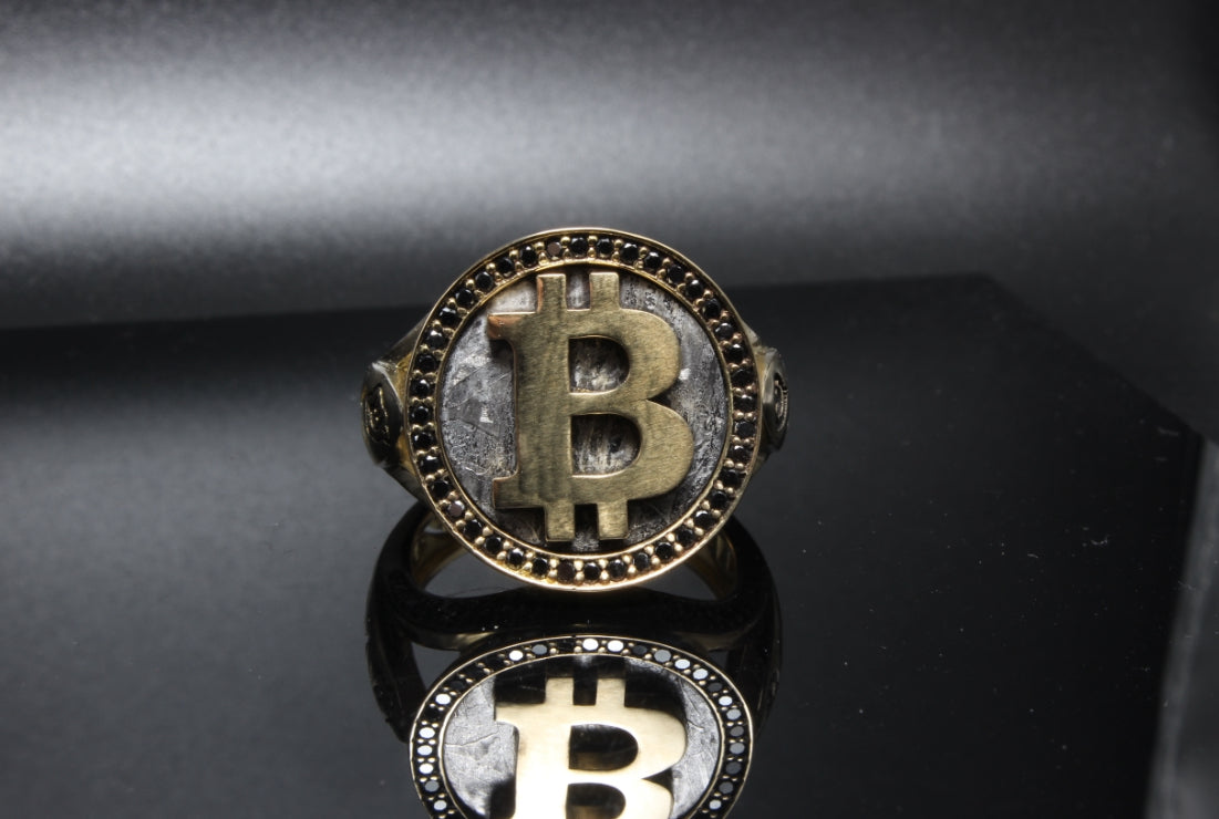 Bitcoin Meteorite Ring
