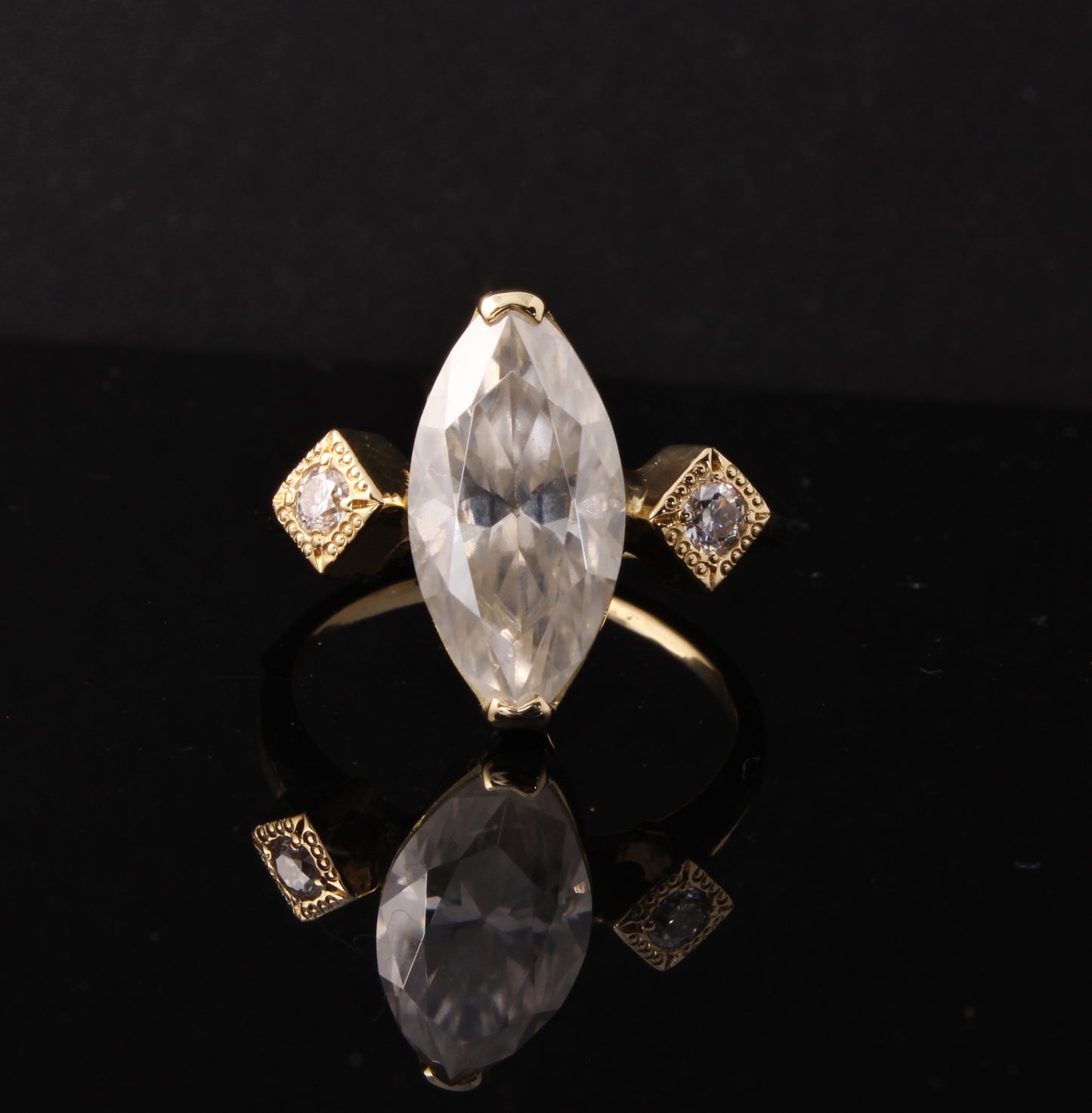 Marquise Diamond Engagement Ring