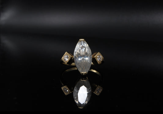 Marquise Diamond Engagement Ring