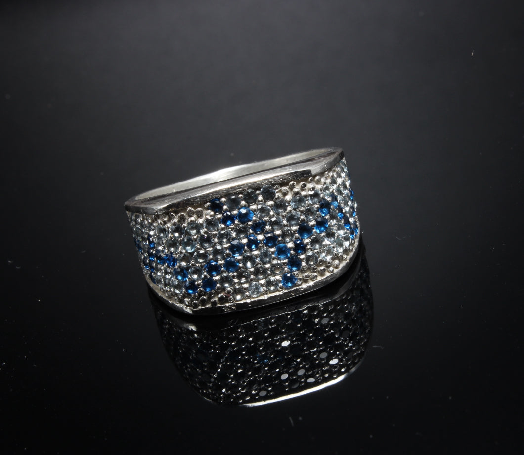 Blue Lightning Ring