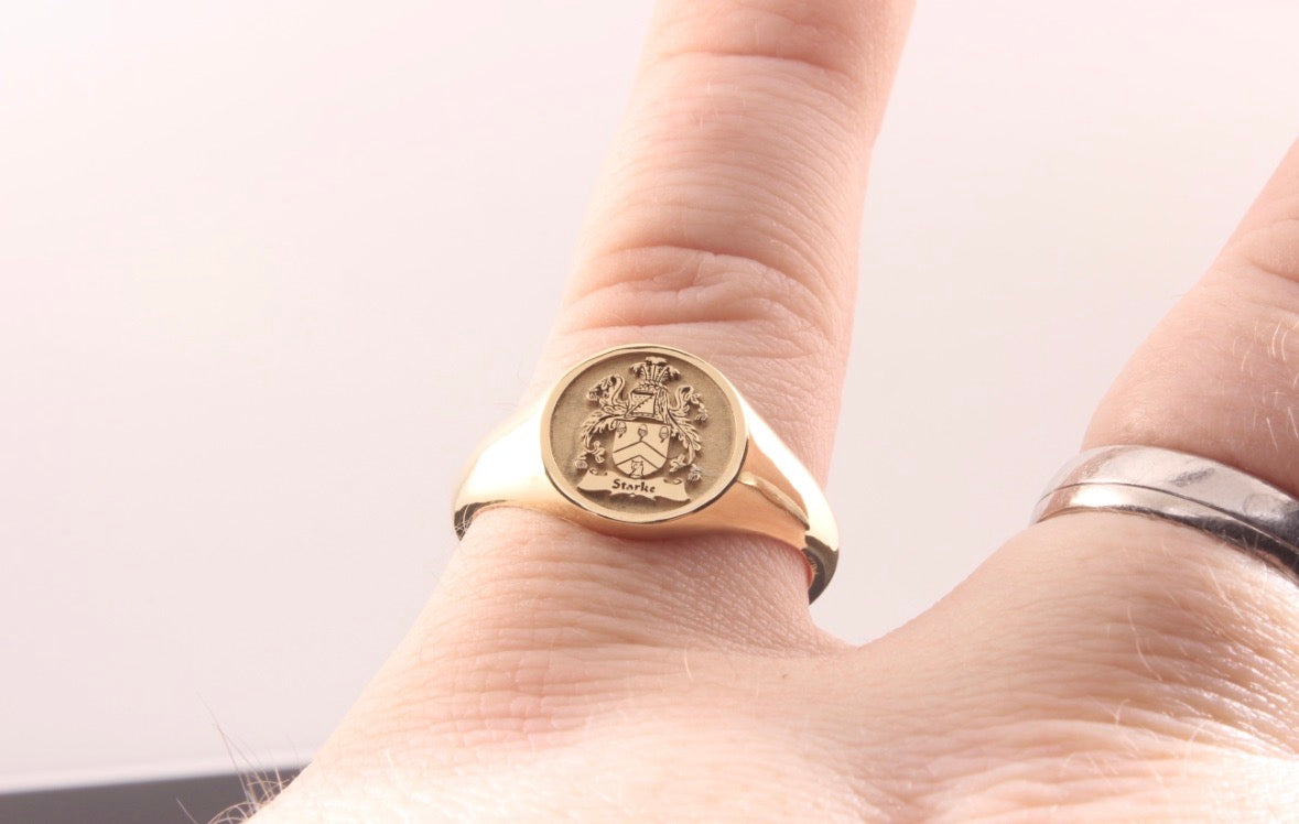 Family Crest Signet Ring