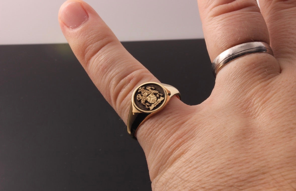 Family Crest Signet Ring