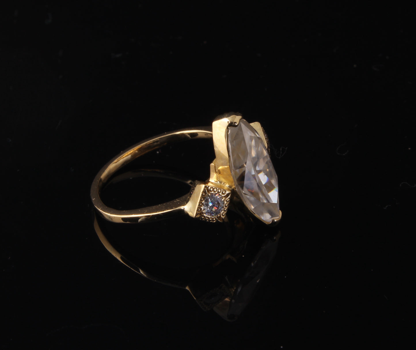 Marquise Diamond Engagement Ring